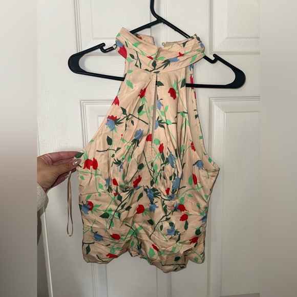 High Neck Floral Top by C/MEO Collective - Picture 3 of 9